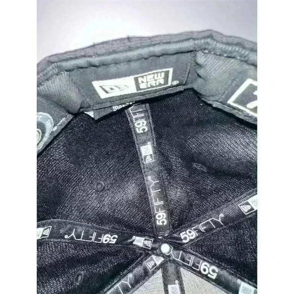 New Era New York Islanders 59Fifty Fitted Hat Black Size 7 3/8 - Picture 10 of 12